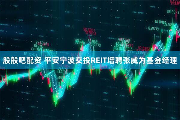 股般吧配资 平安宁波交投REIT增聘张威为基金经理